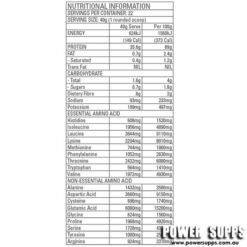 gen-tec nutrition hydro wpi ingredients