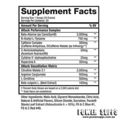 kodiak sports nutrition attack ingredients
