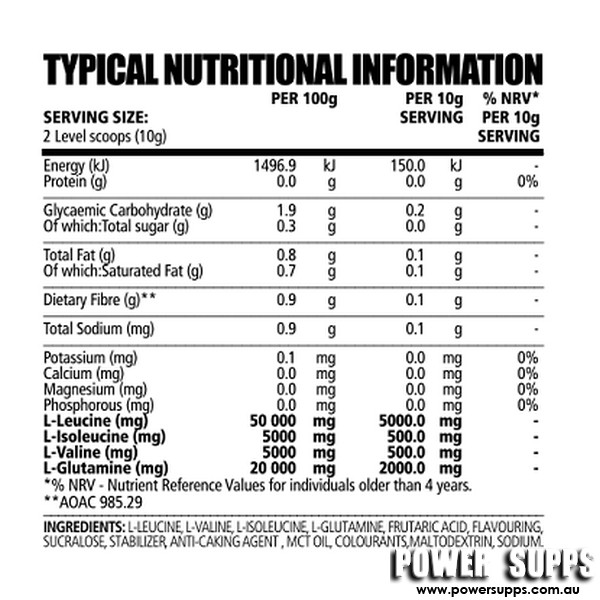 nplbcaaingredients Power Supps