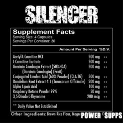 redcon1 silencer ingredients