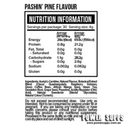 vitawerx natti burn ingredients