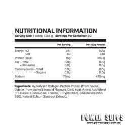 cyborg sport collagen pro jelly ingredients