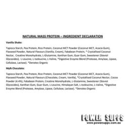 prana on natural mass ingredients