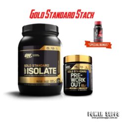 optimum nutrition gold standard isolate pre workout stack