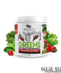 White Wolf Nutrition Greens Strawberry Mint 30 Serves