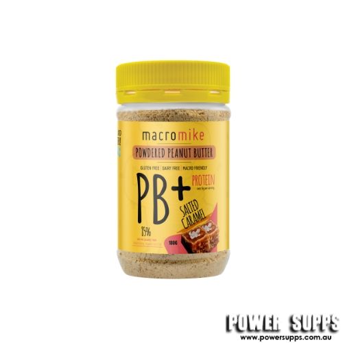 Macro Mike PB+ Powdered Peanut Butter Salted Caramel 180g
