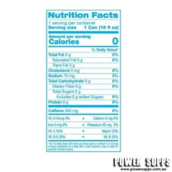 G Fuel Cans Ingredients