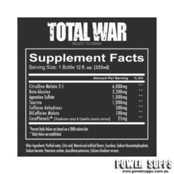 redcon1 total war ready to drink ingredients