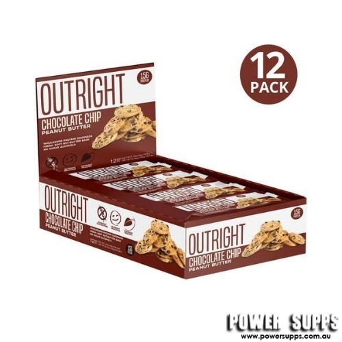 MTS Nutrition Outright Bars Chocolate Chip Peanut Butter 12 x 50g Bars