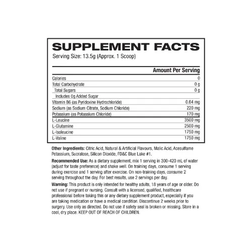 Xtend Original Ingredients Xtend Original Ingredients