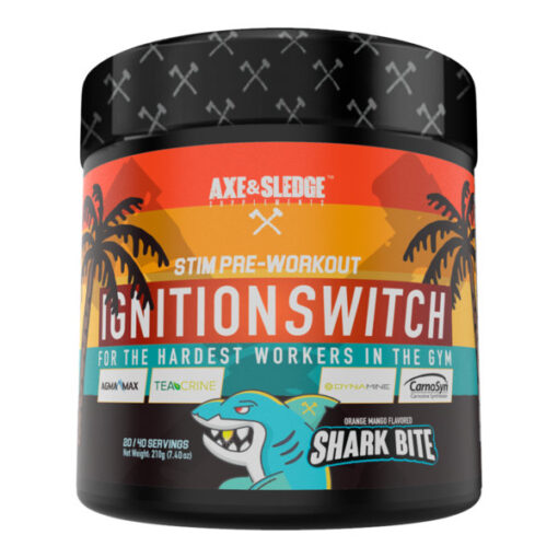 Axe & Sledge Ignition Switch Shark Bite - Orange Mango 40 Serves