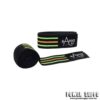 Rappd Knee Wraps Black/Green/Orange 2m