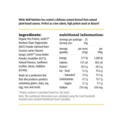 White Wolf Nutrition Plant Protein Custard Power Supps