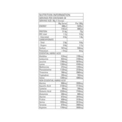 gen-tec complete vegan protein ingredients