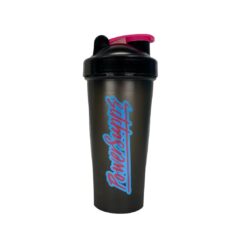 Power Supps Shaker Miami Vice Translucent Black Shaker/Pink Print 700ml
