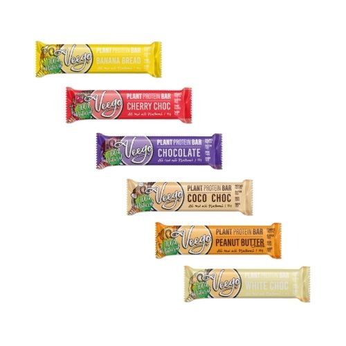 Veego Plant Protein Bars (Box of 10) Chocolate 10 x 50g Bars