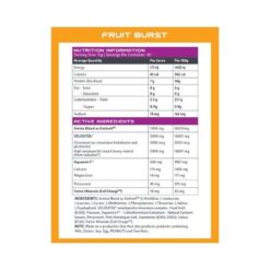 alien rise eaa bcaa fruit burst ingredients