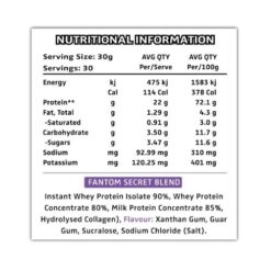 fantom sports protein ingredients
