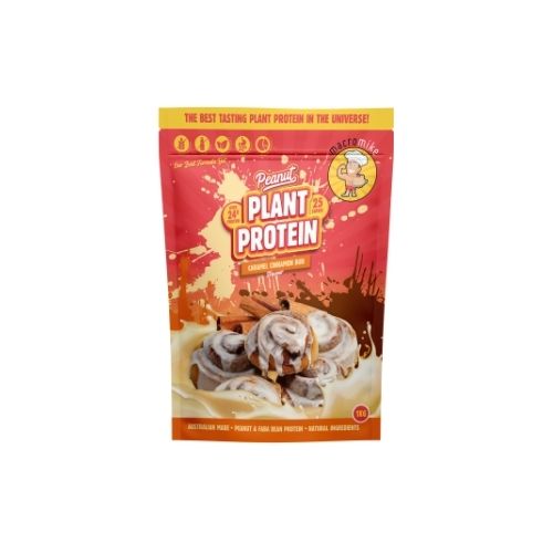 Macro Mike Peanut Plant Protein Caramel Cinnamon Bun 1kg