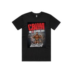 Chris Bumstead Mr Olympia Shirt 2021 Black/Coloured Print 4X Large