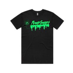 Baz Vs Jason Softstyle Fitted Tee Black/Electric Green XX Large