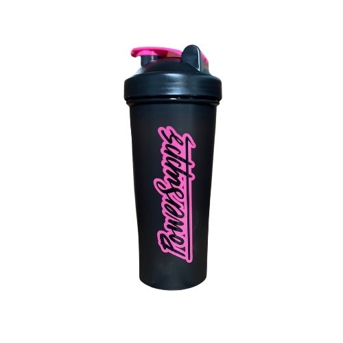 Blacked Out Shakers Series Black Cup with Black/Pink Logo 700ml