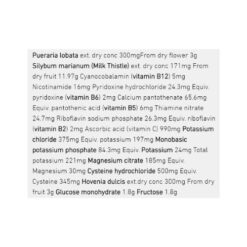 body armour hangover relief ingredients