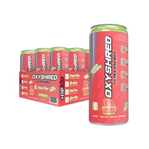 EHPLabs Oxyshred Ultra Energy Cans Carton of 12 Guava Paradise 12 x 355ml cans