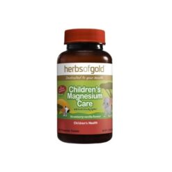 Herbs of Gold Children's Magnesium Care Strawberry Vanilla 60 Tablets