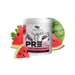 White Wolf Nutrition PR3 Pre Workout Sour Watermelon 60 Servings
