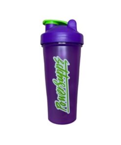 Power Supps Shaker Joker Translucent Purple with Green/White Print 700ml