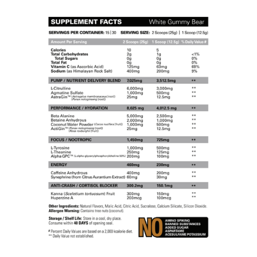 ehplabs hectic advanced pre workout ingredients ehplabs hectic advanced pre workout ingredients