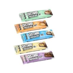 Muscle Nation Custard Protein Bar Variety Pack 5  5 x 60g Bars