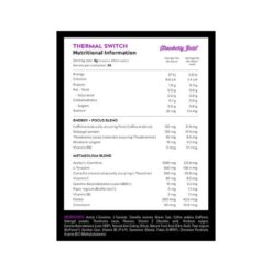 NEW switch nutrition thermal switch ingredients