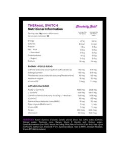 NEW switch nutrition thermal switch ingredients