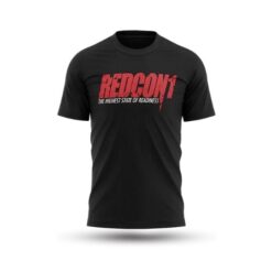 Redcon1 Official Red on Black OG Shirt Black Shirt Red Logo XX Large