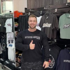 crew neck jumper black josh