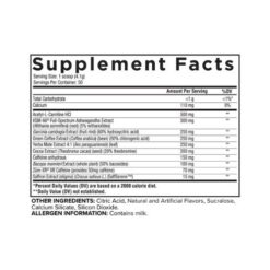 core nutritionals burn ingredients