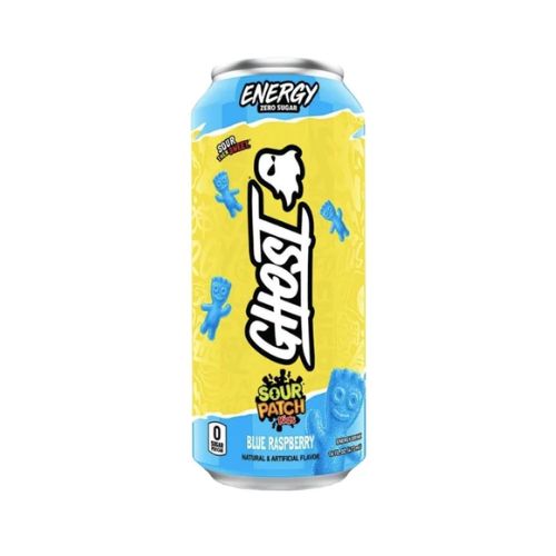 Ghost Energy Drink Sour Patch Blue Raspberry 1 x 473ml can