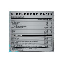 Ghost Hydration Ingredients NEW