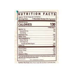 Ghost Whey Ingredients NEW