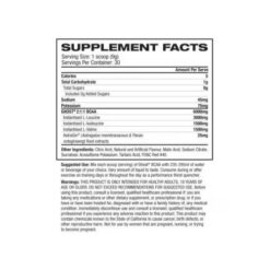 ghost bcaa ingredients NEW