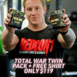 Redcon1 total war twin pack + shirt