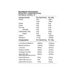 red dragon dragon pump ingredients