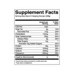rule 1 r1 mass gainer ingredients