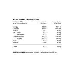 switch nutrition carbs ingredients