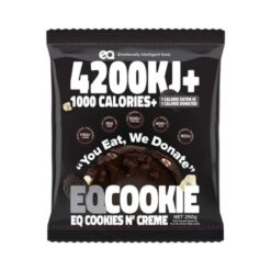 EQ Food XL1000 CAL Protein Cookie Cookies n Cream 1 x 250g Cookie