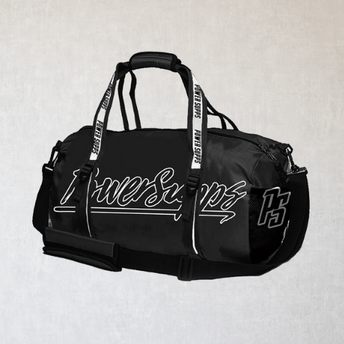 Lifestyle Bag Black with White Logo Lifestyle Bag