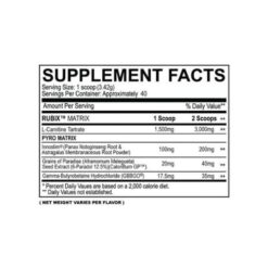 Myoblox Rubix Ingredients