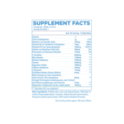 RAW BUM Thavage RTD Ingredients